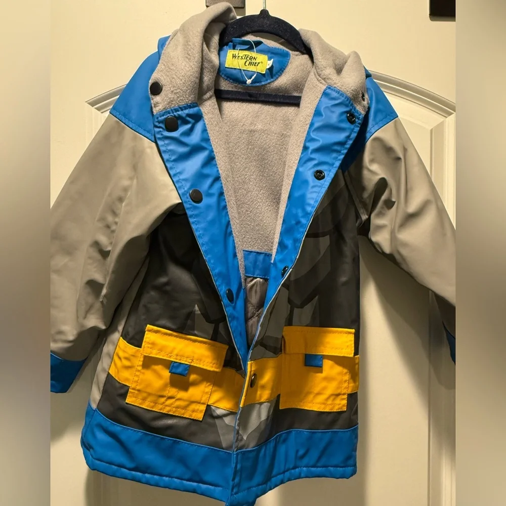 Western Chief Toddler Boys Batman Rain Coat 4T - Picture 1 of 5
